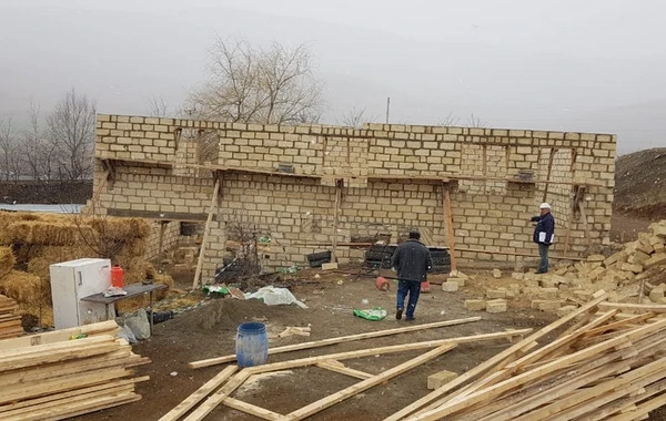 Qanunsuz tikintinin qarşısı alınıb - FOTO/VİDEO