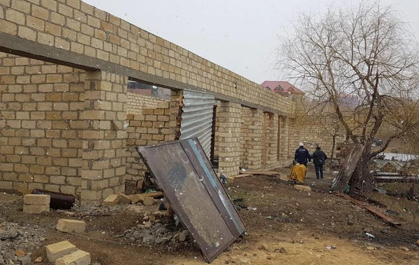 Qanunsuz tikintinin qarşısı alınıb - FOTO/VİDEO