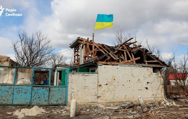 Ukrayna ordusu daha bir yaşayış məntəqəsini rus ordusundan təmizlədi - FOTO