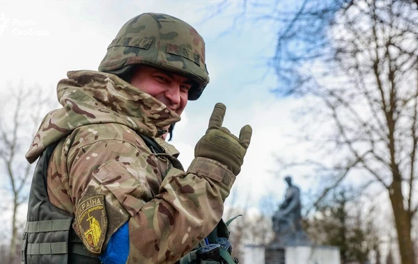 Ukrayna ordusu daha bir yaşayış məntəqəsini rus ordusundan təmizlədi - FOTO