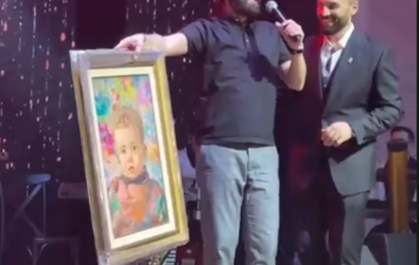 Elşad Xose xanımı ilə Zamiqin oğlunun kiçik toyunda - FOTO/VİDEO