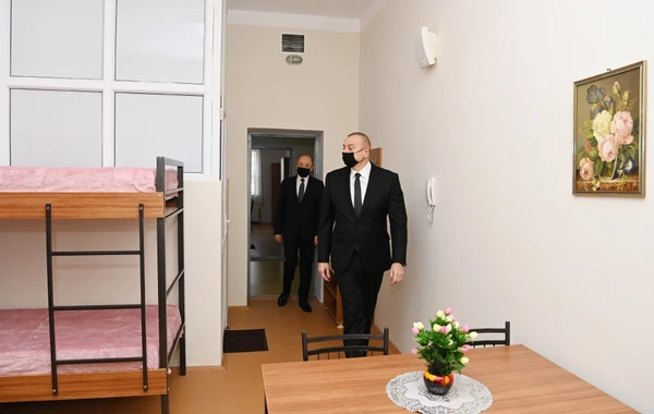 Prezident Bakıda müasir penitensiar müəssisələrdə yaradılan şəraitlə tanış olub - FOTO