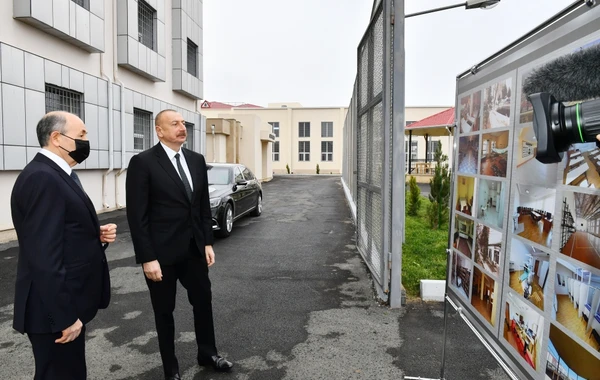 Prezident Bakıda müasir penitensiar müəssisələrdə yaradılan şəraitlə tanış olub - FOTO