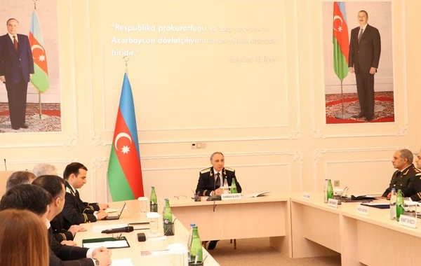 Kamran Əliyev kollegiya iclası keçirib