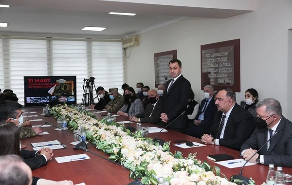 Bakıda “Soyqırımlar tarixini dəyişən şanlı Zəfərimiz” adlı tədbir keçirilib - FOTO
