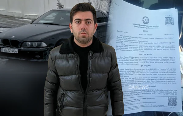 Polisin cərimələdiyi “avtoş” məhkəmədə qalib gəldi - FOTO