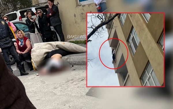 Bakıda özünü eyvandan atan qızın son vəziyyəti AÇIQLANDI  - YENİLƏNİB - 2 - FOTO