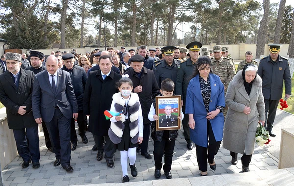 Milli Qəhrəman Şükür Həmidovun anım mərasimi keçirilib - FOTO