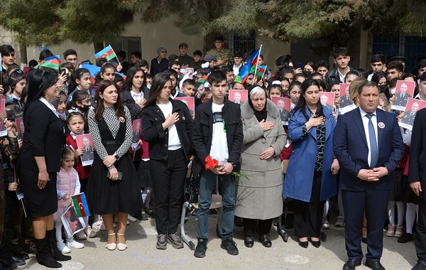 Milli Qəhrəman Şükür Həmidovun anım mərasimi keçirilib - FOTO