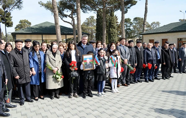 Milli Qəhrəman Şükür Həmidovun anım mərasimi keçirilib - FOTO