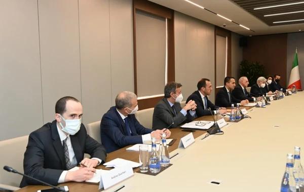 Azərbaycanla İtaliya arasında strateji dialoqun birinci iclası keçirilib - VİDEO