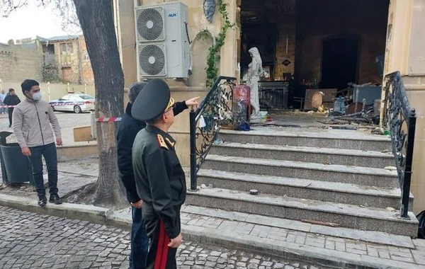 Кямаледдин Гейдаров прибыл на место взрыва в Баку - ВИДЕО