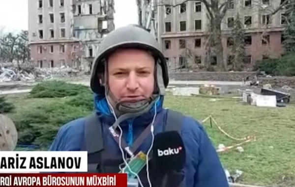 BAKU.TV əməkdaşı Ukraynadan xəbər verir - VİDEO