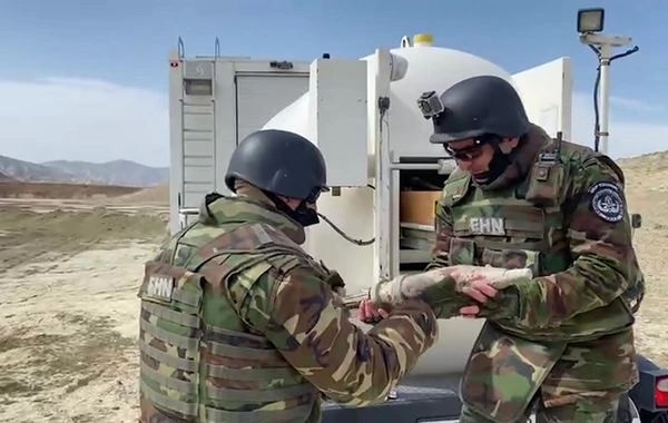 Yararlı tank mərmisi tapıldı - FOTO/VİDEO