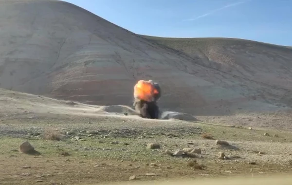 Yararlı tank mərmisi tapıldı - FOTO/VİDEO