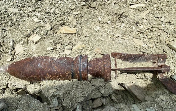 Yararlı tank mərmisi tapıldı - FOTO/VİDEO