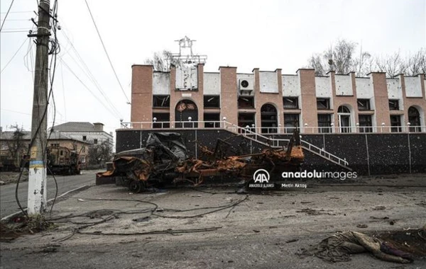 Кадры освобожденной Бородянки - ФОТО