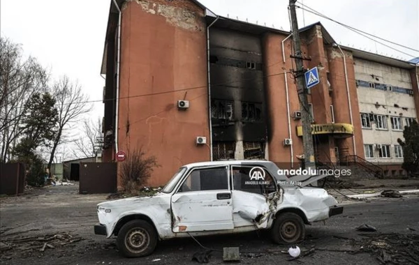 Кадры освобожденной Бородянки - ФОТО