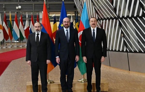İlham Əliyevin Aİ Şurasının Prezidenti və Ermənistanın baş naziri ilə görüşü başa çatıb - YENİLƏNİB/FOTO