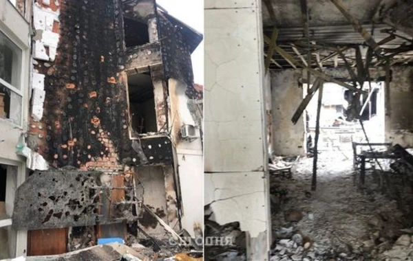 “Oryol i Reşka”nın aparıcısı Ukraynada dağıdılmış mənzilinin görüntüsünü paylaşdı - FOTO
