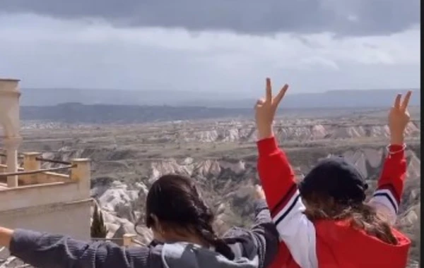 Kappadokiyaya gedən Gülay Zeynallı "Asmalı Konak"da - FOTO/VİDEO