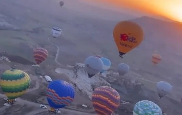Kappadokiyaya gedən Gülay Zeynallı "Asmalı Konak"da - FOTO/VİDEO