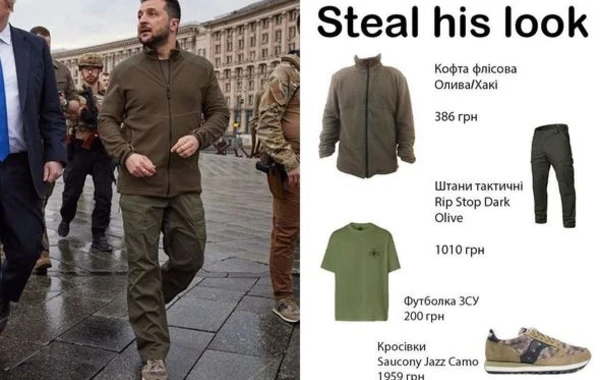 Zelenskinin geyiminin qiyməti AÇIQLANDI - FOTO