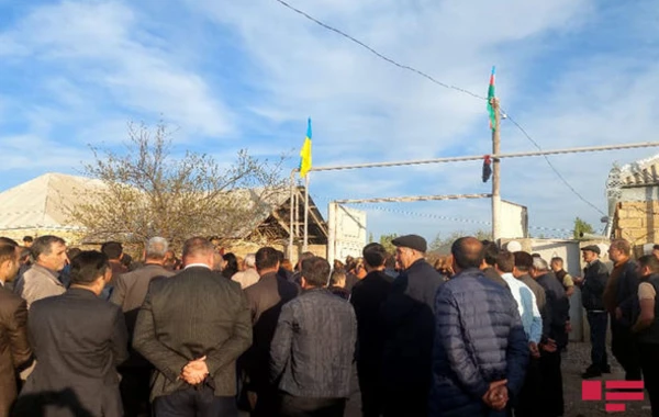 Ukraynada həlak olan azərbaycanlı snayper Goranboyda dəfn edildi - FOTO