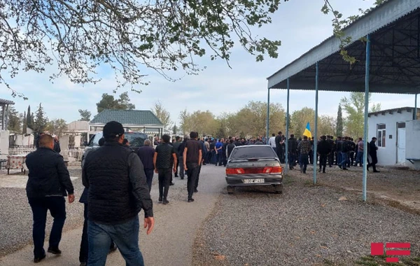 Ukraynada həlak olan azərbaycanlı snayper Goranboyda dəfn edildi - FOTO