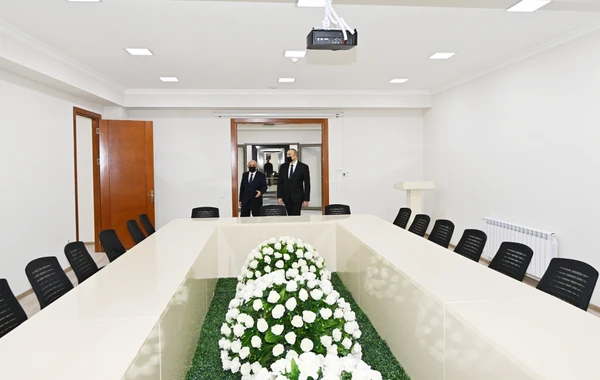 Prezident İlahiyyat İnstitutunun yeni binasının açılışında iştirak edib - FOTO