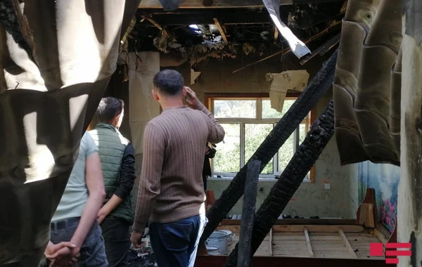 Məşhur falçının oğlunun evi yanıb - FOTO
