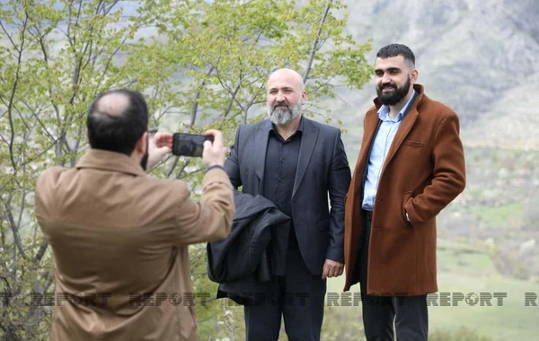 Azərbaycanın xristian icma nümayəndələri Hadruta gəliblər - FOTO