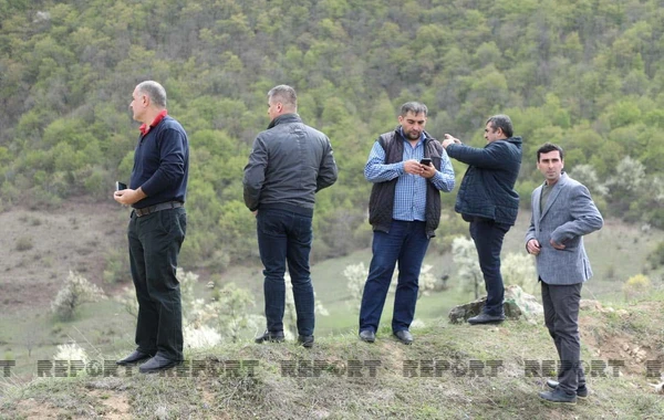 Azərbaycanın xristian icma nümayəndələri Hadruta gəliblər - FOTO