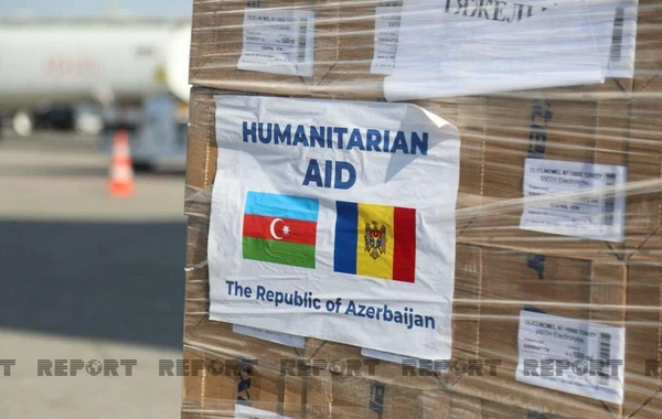 Azərbaycan ukraynalı qaçqınlar üçün növbəti dəfə humanitar yardım göndərib - FOTO