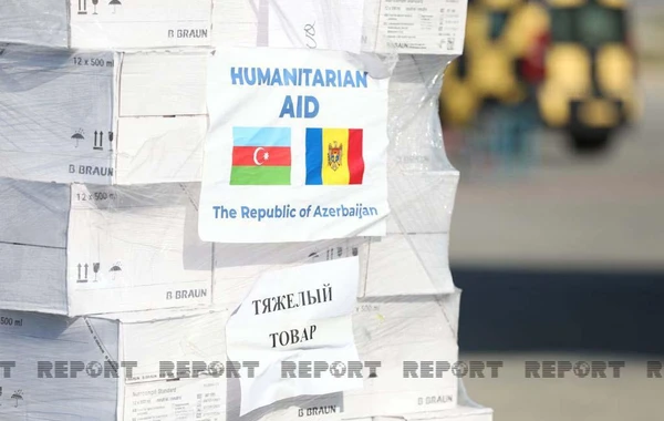 Azərbaycan ukraynalı qaçqınlar üçün növbəti dəfə humanitar yardım göndərib - FOTO