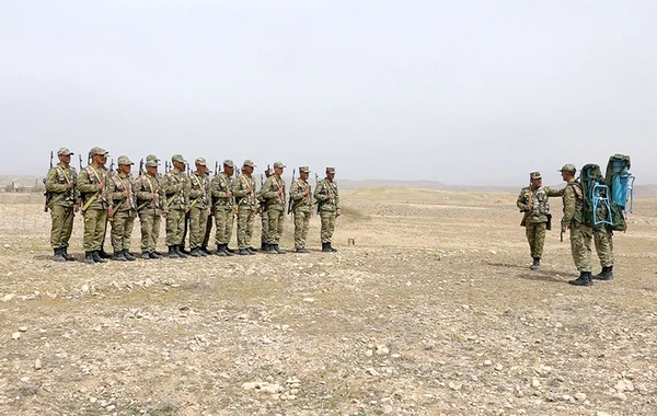 Əlahiddə Ümumqoşun Ordunun mühəndis bölmələrində məşğələlər keçirilir - FOTO/VİDEO