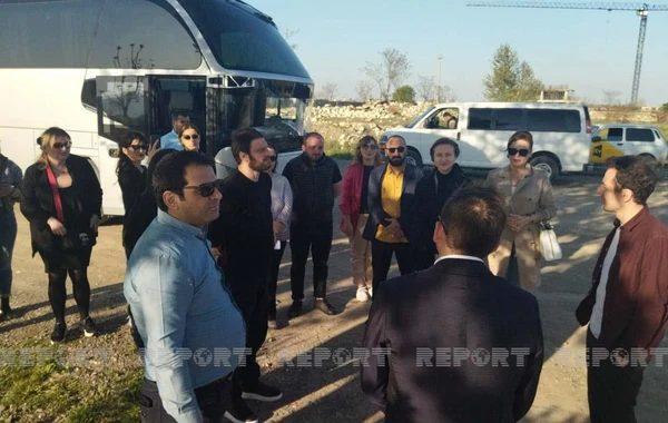 Gürcüstan nümayəndə heyətinin Ağdam şəhərinə səfəri başlayıb - FOTO
