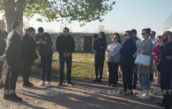 Gürcüstan nümayəndə heyətinin Ağdam şəhərinə səfəri başlayıb - FOTO