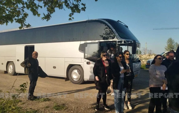 Gürcüstan nümayəndə heyətinin Ağdam şəhərinə səfəri başlayıb - FOTO