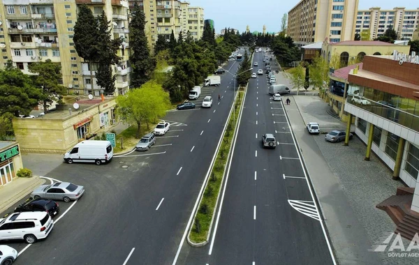 Sülh küçəsinin təmiri yekunlaşıb - FOTO