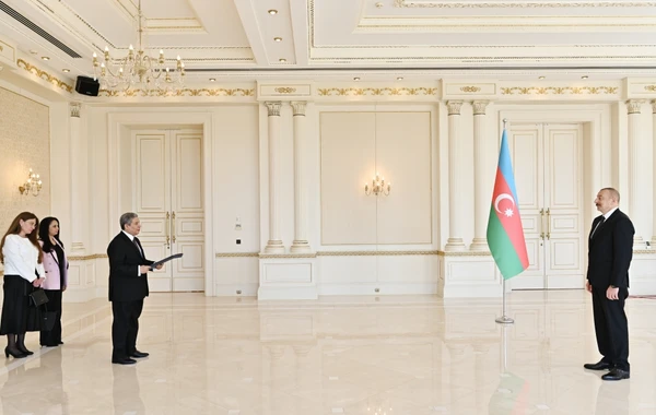 Президент Азербайджана принял верительные грамоты новоназначенного посла Египта - ФОТО