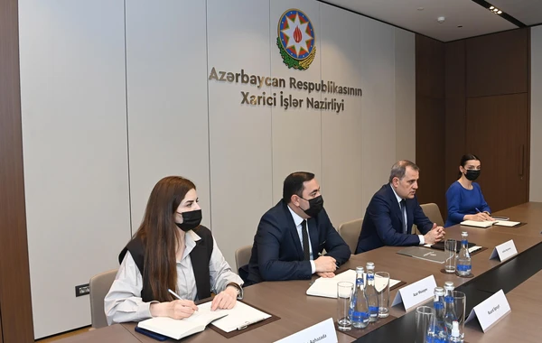 Ceyhun Bayramov Toivo Klaarla görüşüb - FOTO