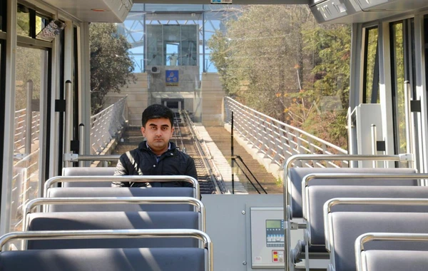 Bakının möhtəşəm funikulyorundan FOTOSESSİYA