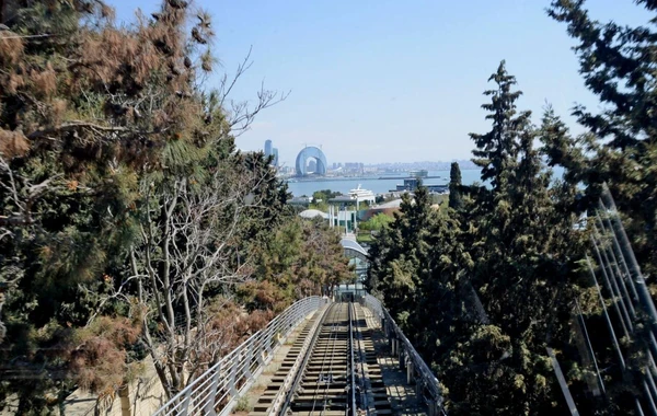 Bakının möhtəşəm funikulyorundan FOTOSESSİYA