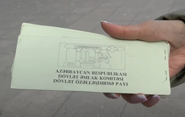 Əhaliyə özəlləşdirmə çekləri ilə bağlı ŞAD XƏBƏR