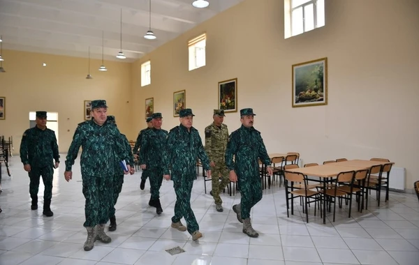 Prezidentin köməkçisi və DSX rəisi Ermənistanla sərhədə gedib - FOTO
