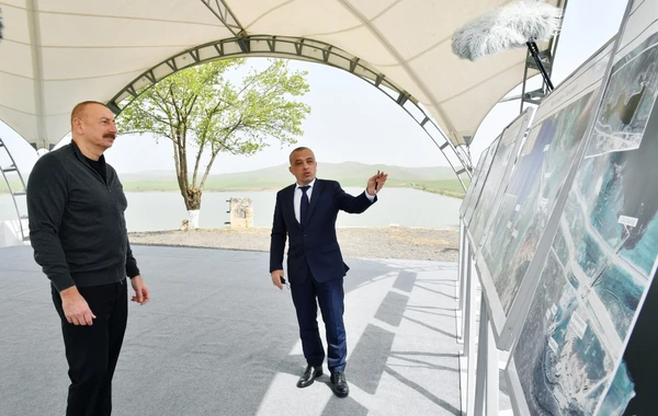 Prezident Daşaltıya gedib, tunellərin tikintisi ilə tanış olub - FOTO