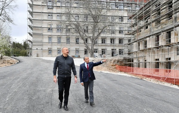 Prezident Daşaltıya gedib, tunellərin tikintisi ilə tanış olub - FOTO
