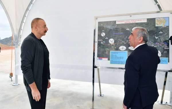 İlham Əliyev Daşaltıya getdi, tunellərin tikintisi ilə tanış oldu - FOTO
