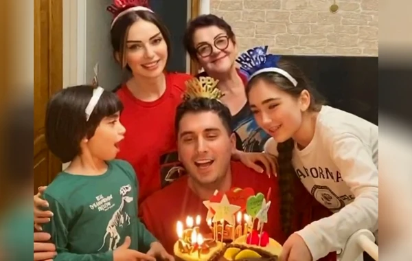 Manana Caparidze otellər şəbəkəsi sahibi ərini belə təbrik etdi - VİDEO